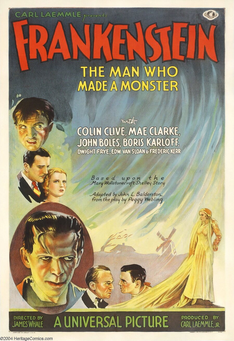 Cartel de El doctor Frankenstein - Estados Unidos