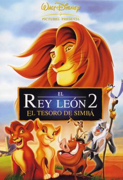 Cartel de El Rey León 2: el tesoro de Simba