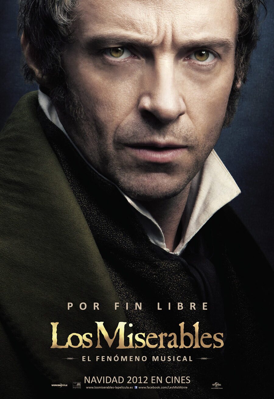 Cartel de Los miserables - Hugh Jackman