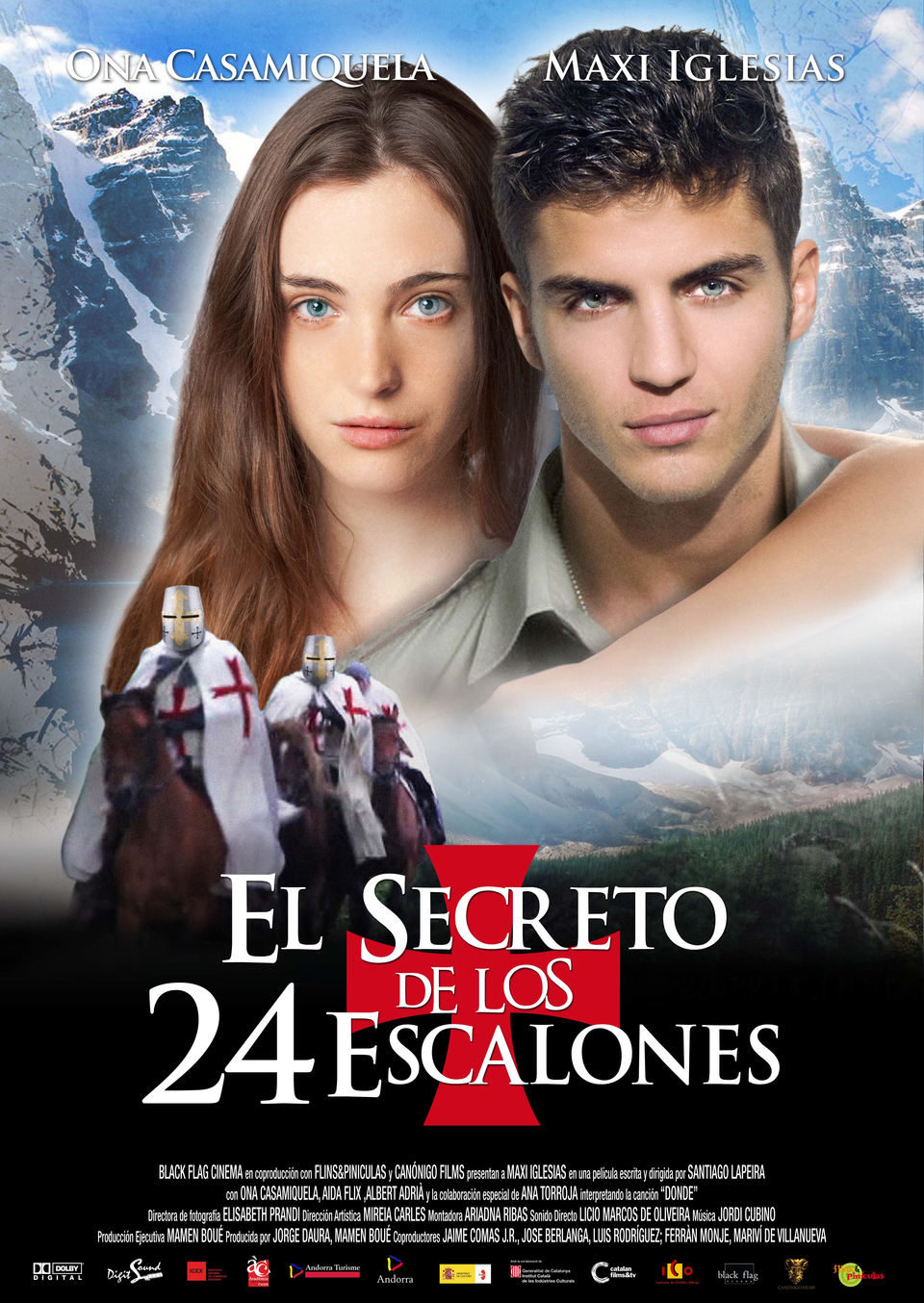 Cartel de El secreto de los 24 escalones - España