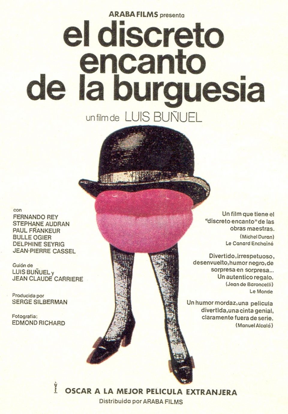 Cartel de El discreto encanto de la burguesía - España