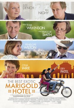 Cartel de El exótico hotel Marigold