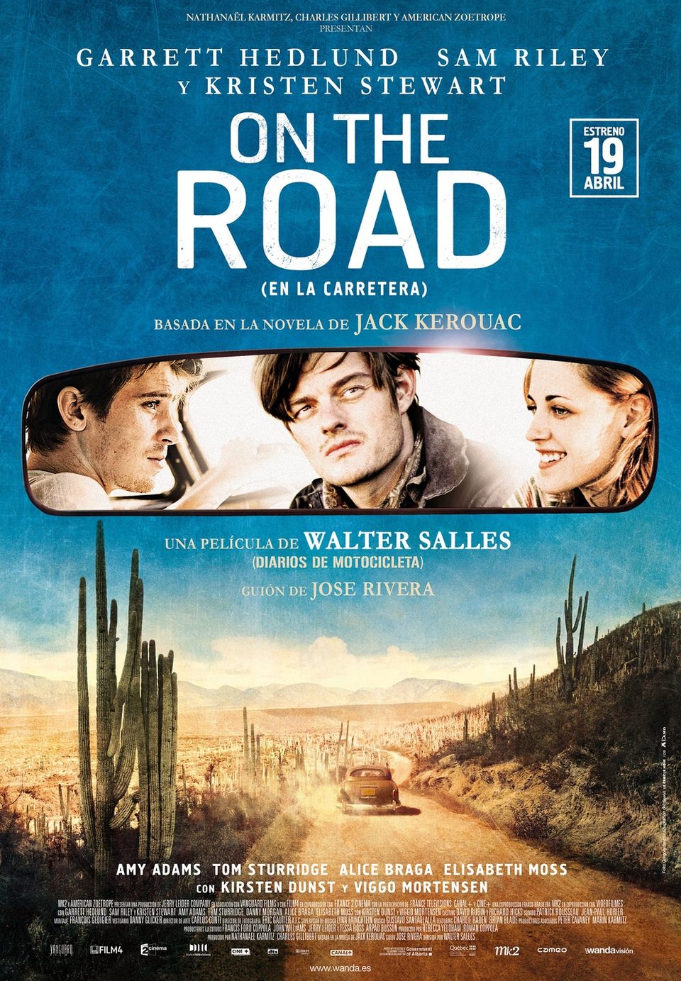 Cartel de On the Road (En la carretera) - España