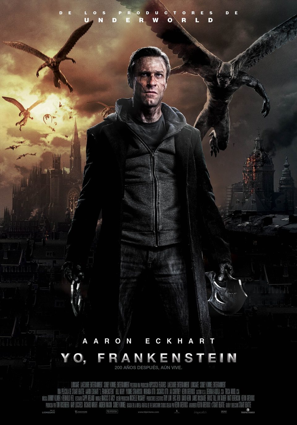 Cartel de Yo, Frankenstein - España