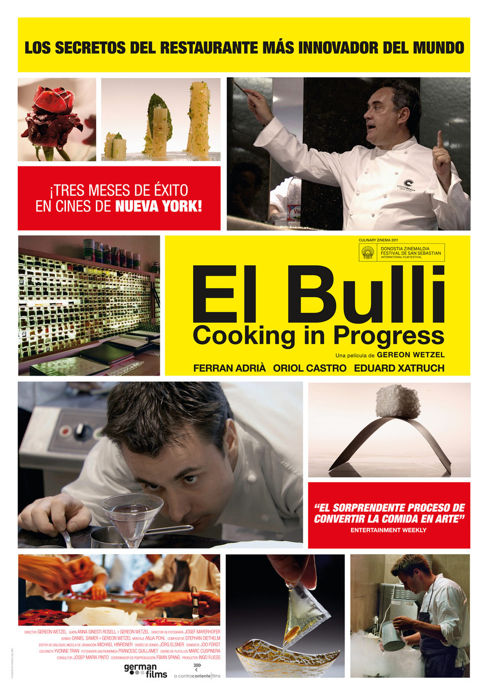 Cartel de El Bulli: Cooking in Progress - España