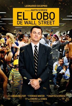 Cartel de El lobo de Wall Street