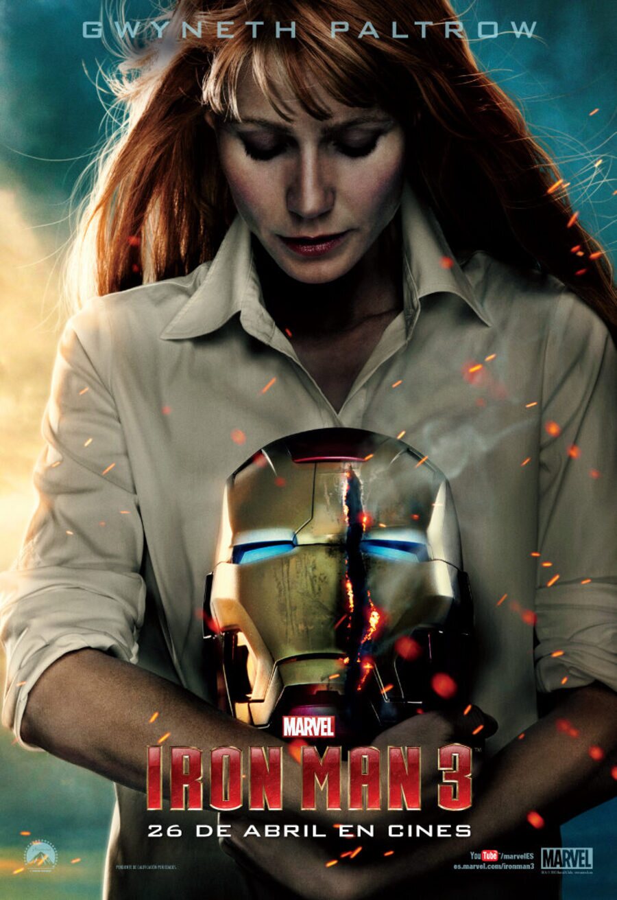 Cartel de Iron Man 3 - Gwyneth Paltrow