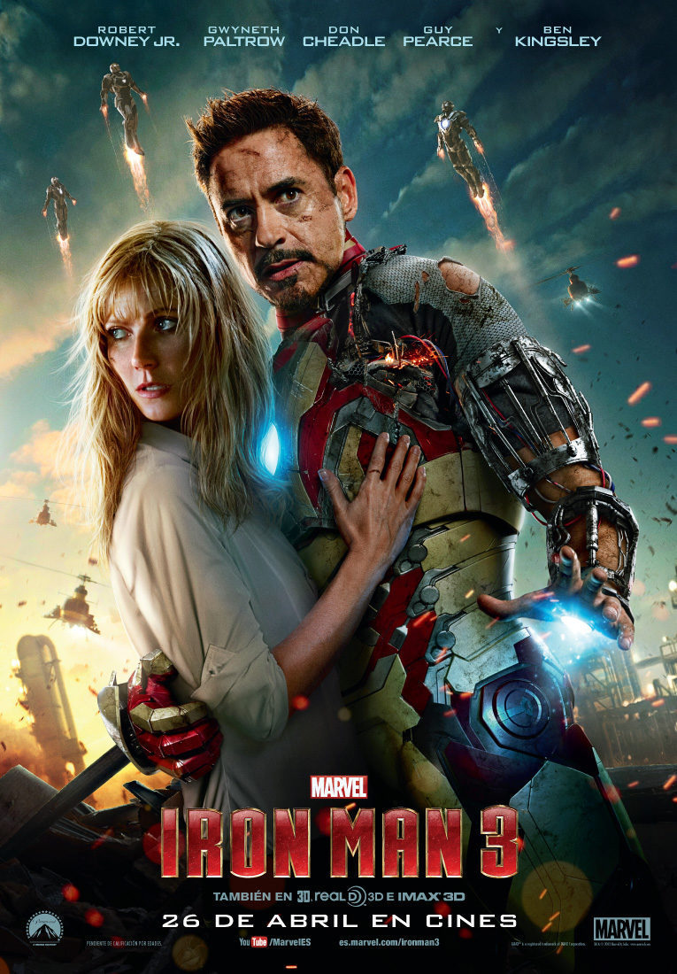 Cartel de Iron Man 3 - España #3