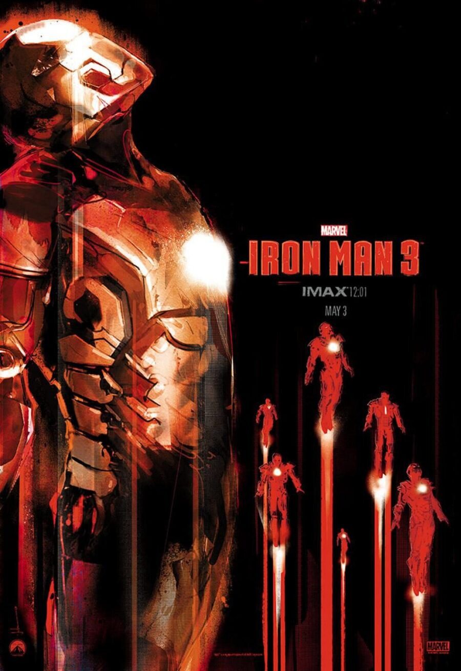 Cartel de Iron Man 3 - IMAX 2