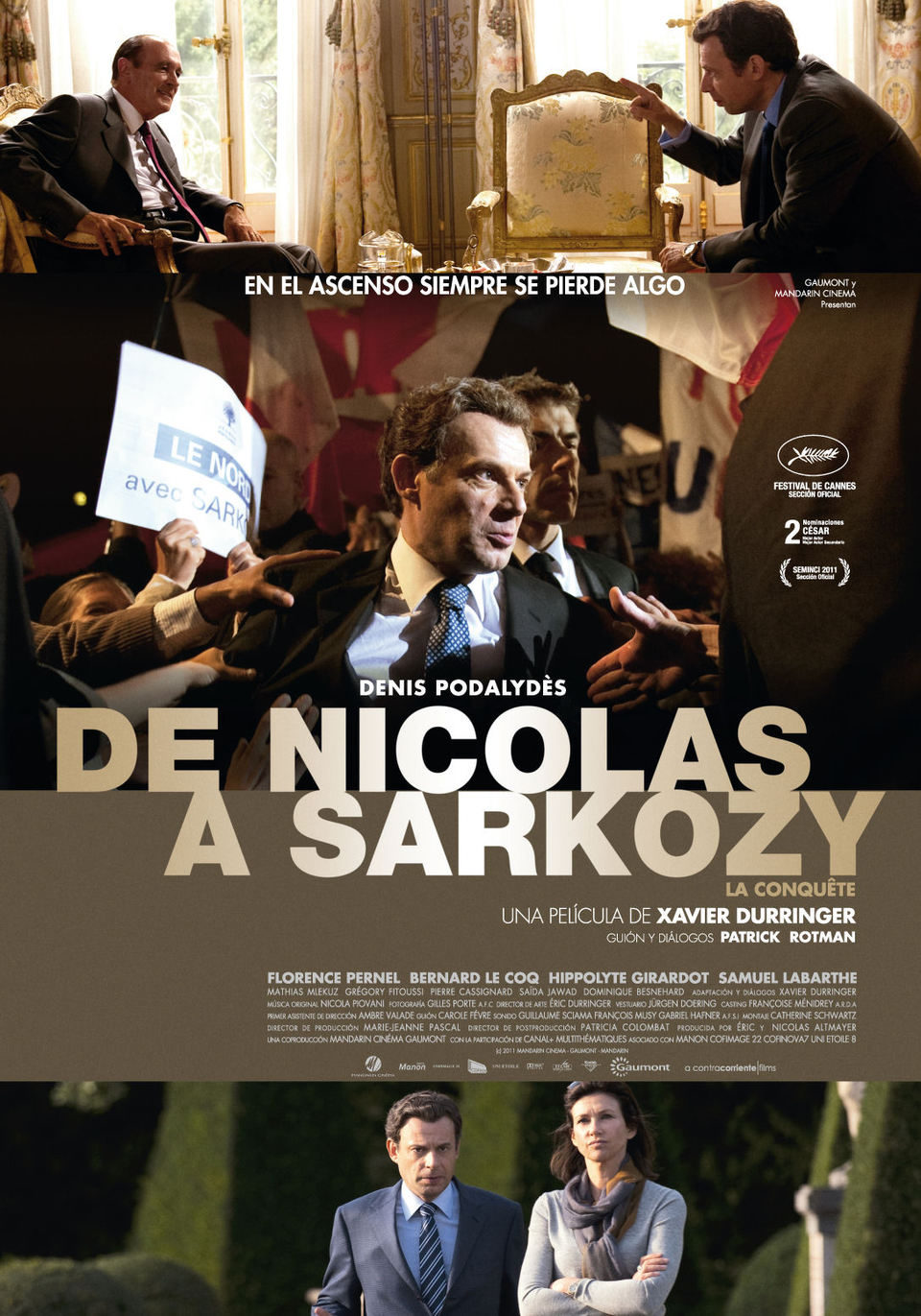 Cartel de De Nicolas a Sarkozy - España