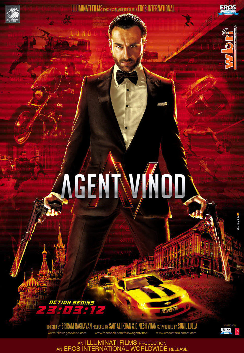 Cartel de Agent Vinod - India