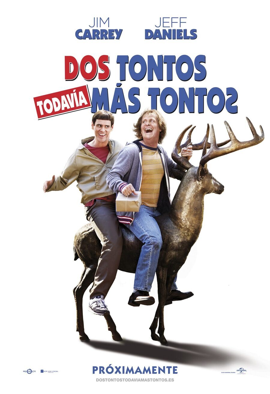 Cartel de Dos tontos todavía más tontos - España 2