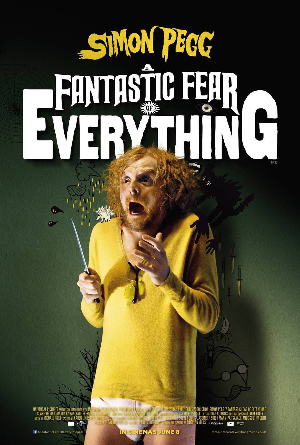 Cartel de A Fantastic Fear of Everything - Reino Unido