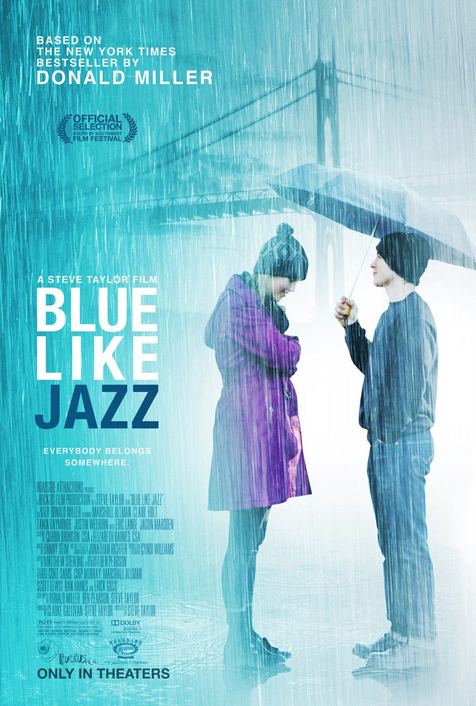 Cartel de Blue Like Jazz - Estados Unidos