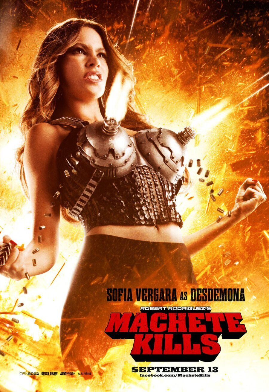 Cartel de Machete Kills - Sofia Vergara