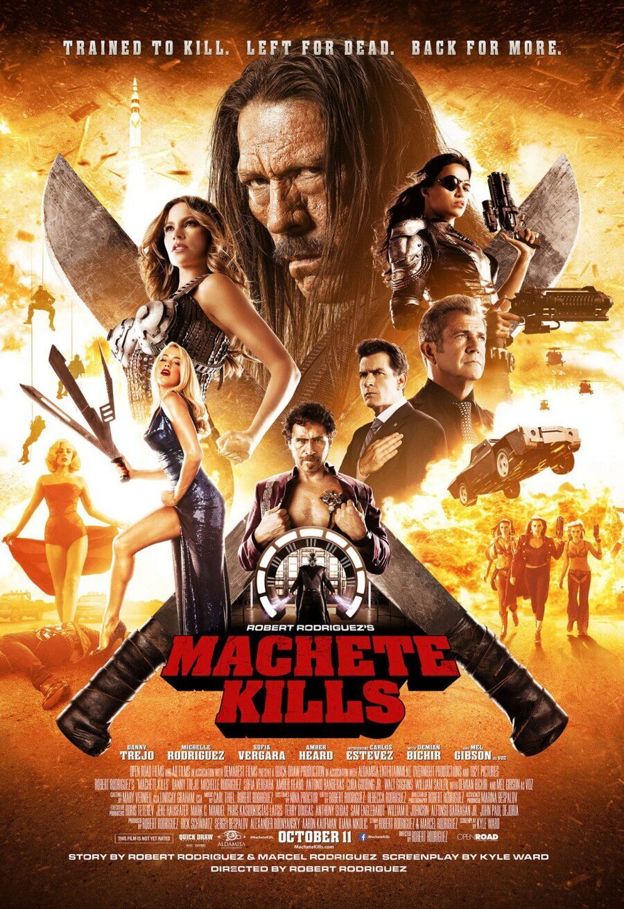 Cartel de Machete Kills - EEUU