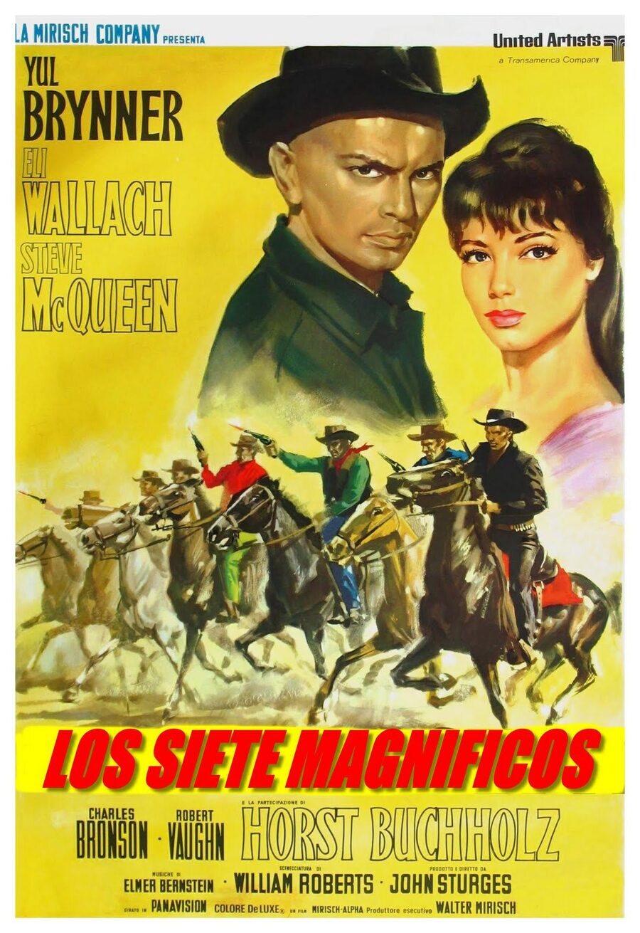 Cartel de Los siete magníficos - España