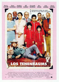 Cartel de Los Tenenbaums. Una familia de genios