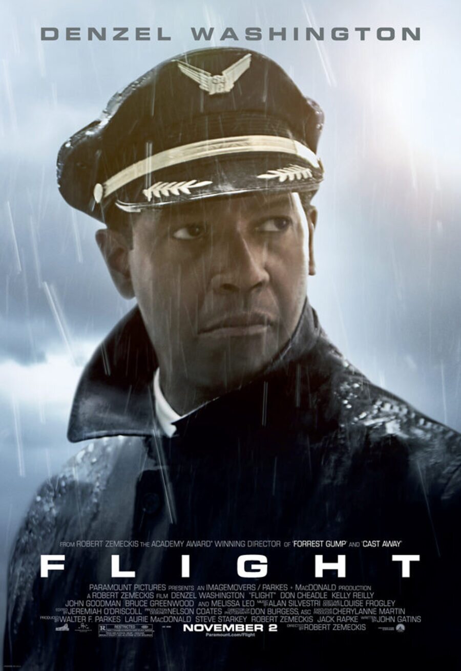 Cartel de El vuelo (Flight) - EEUU