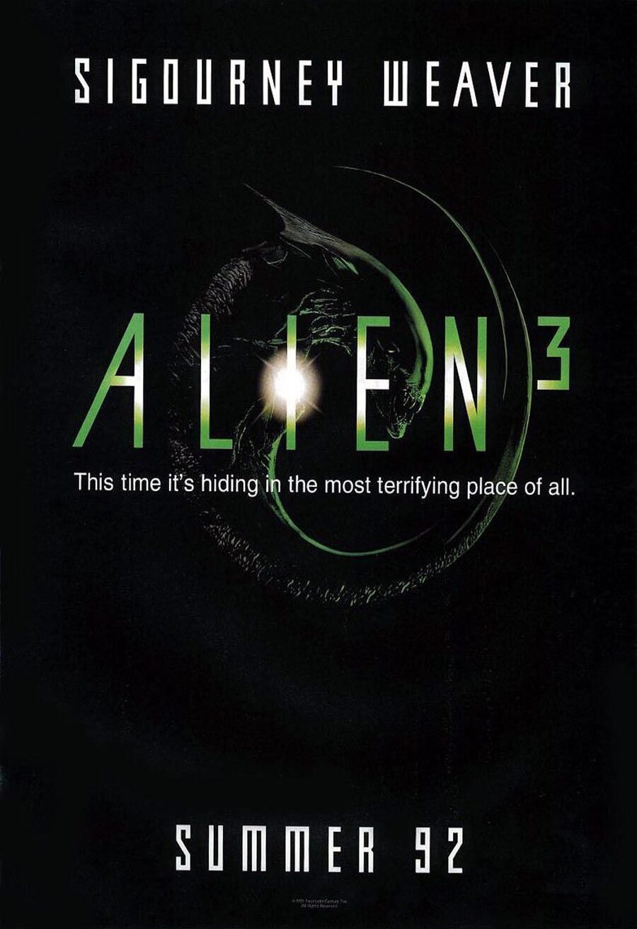 Cartel de Alien 3 - Estados Unidos