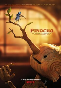 Cartel de Pinocho de Guillermo del Toro