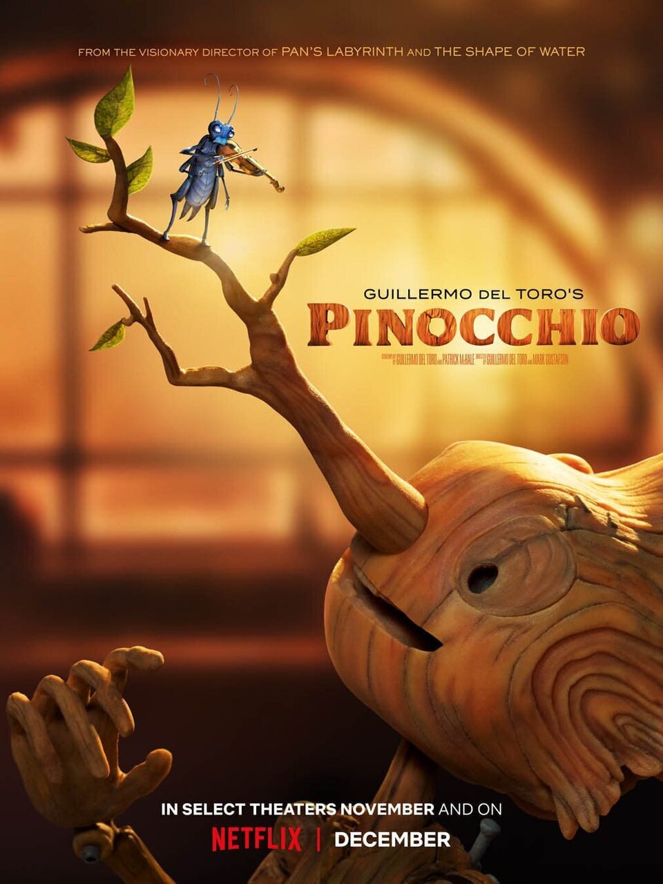 Cartel de Pinocho de Guillermo del Toro - Pinocho de Guillermo del Toro #3