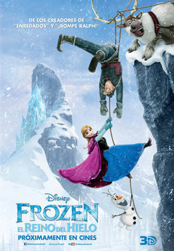 Cartel de Frozen: El reino del hielo