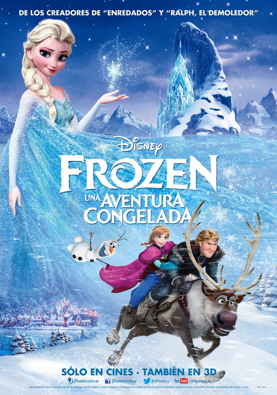 Cartel de Frozen: El reino del hielo - México