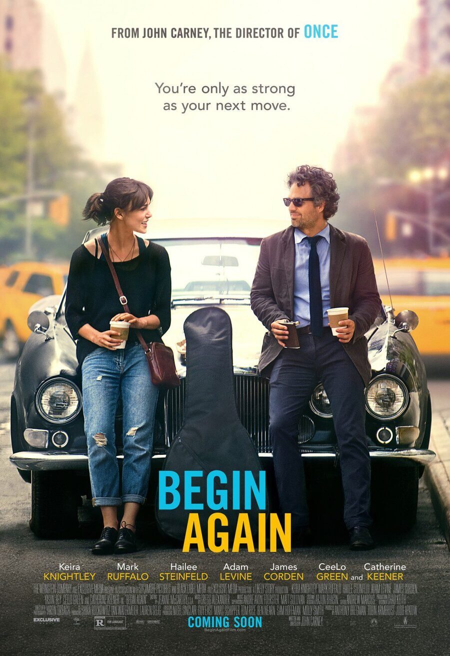 Cartel de Begin Again - EEUU