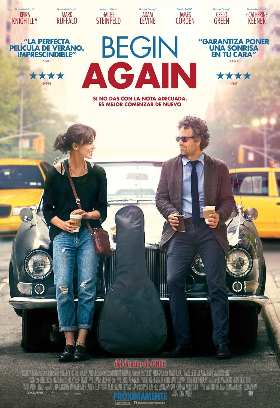 Cartel de Begin Again - España