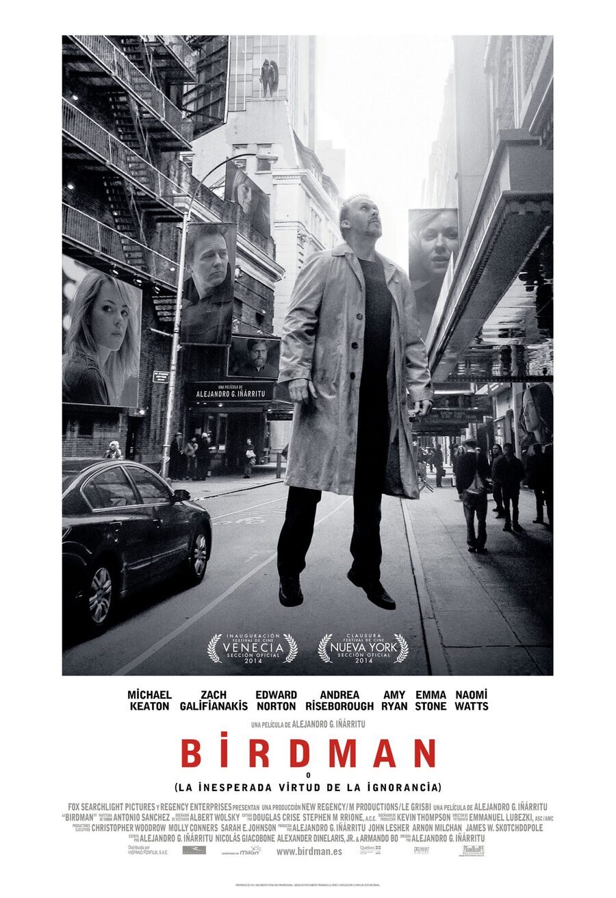 Cartel de Birdman o (la inesperada virtud de la ignorancia) - España
