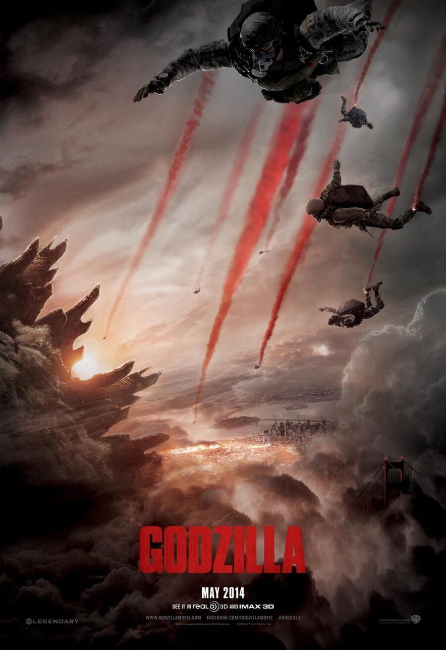 Cartel de Godzilla - EEUU