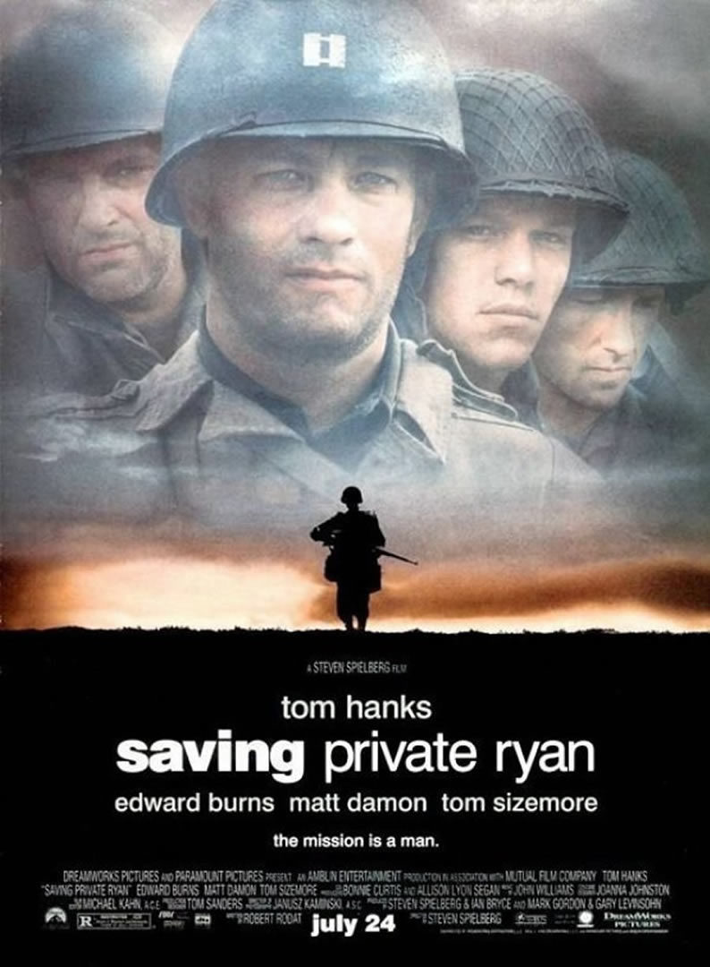 Cartel de Salvar al soldado Ryan - USA