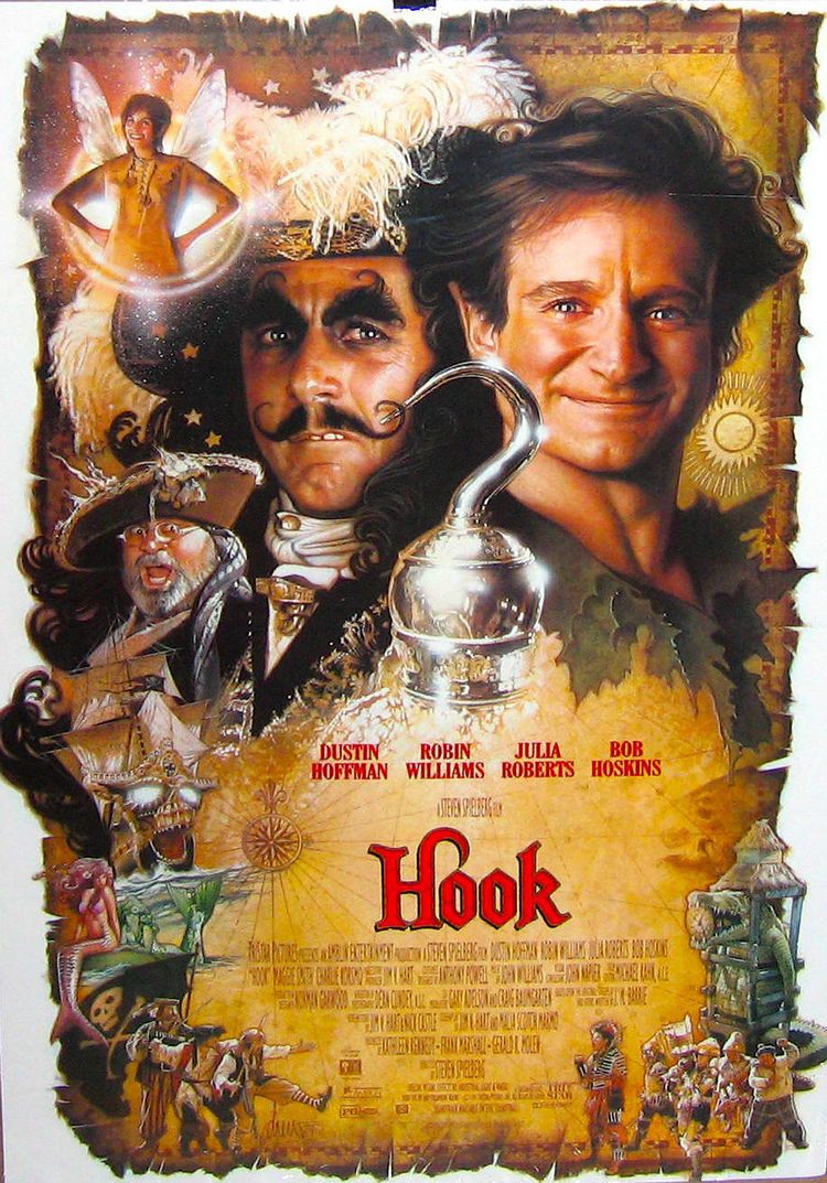 Cartel de Hook (El capitán Garfio) - EEUU