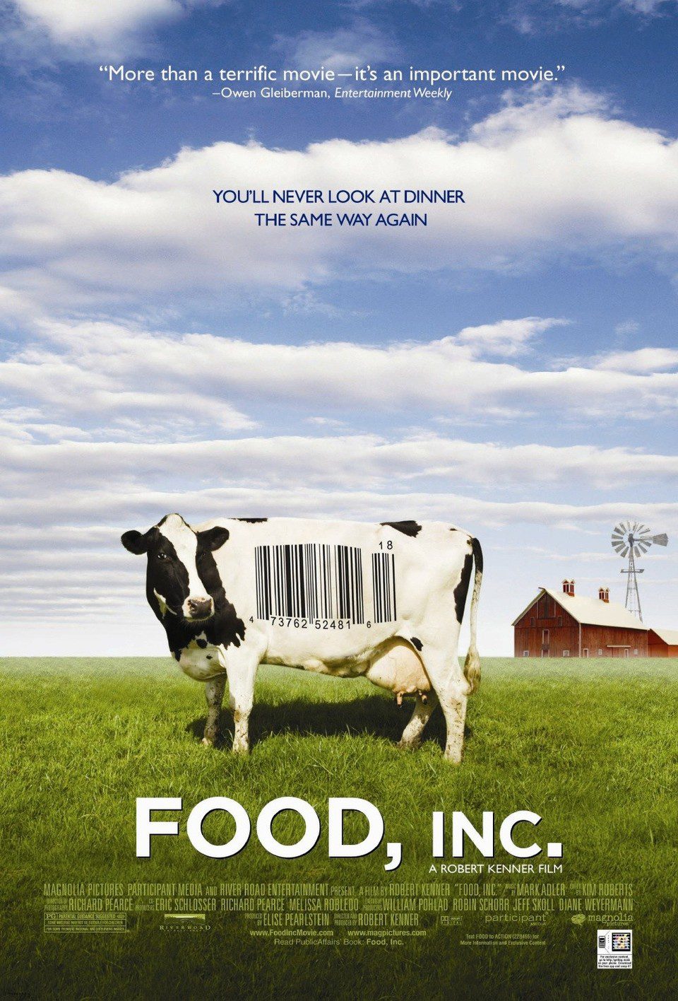Cartel de Food, Inc. - EEUU