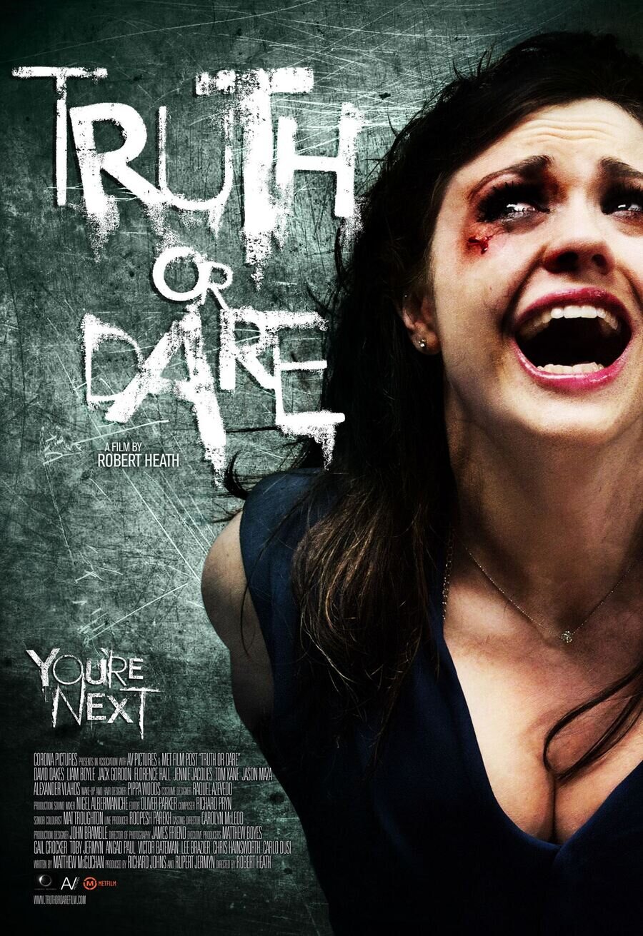 Cartel de Truth or Dare - Reino Unido