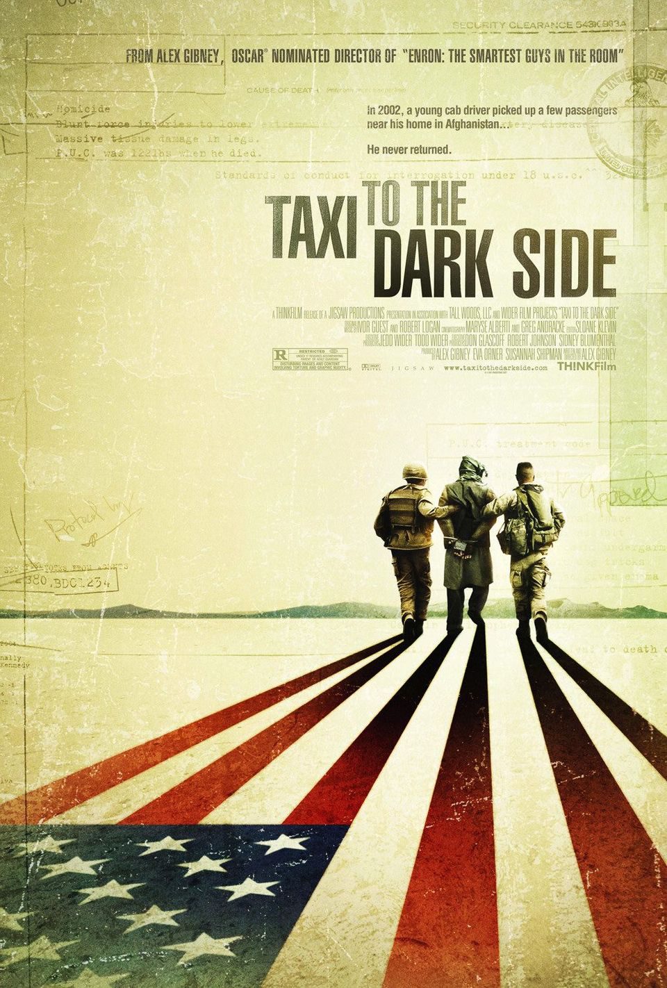 Cartel de Taxi to the Dark Side - EEUU