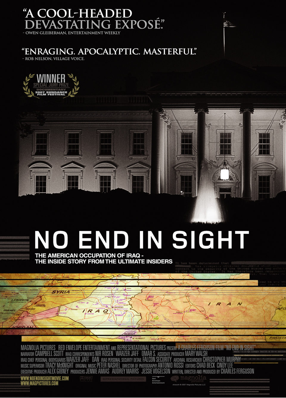 Cartel de No End in Sight - EEUU