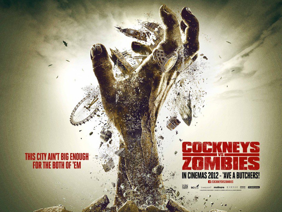 Cartel de Cockneys vs Zombies - Reino Unido
