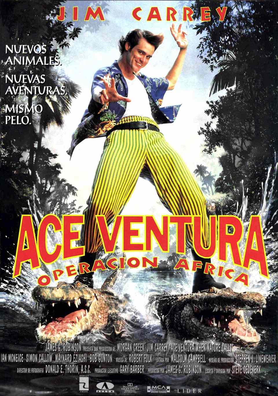Cartel de Ace Ventura: Operación África - España