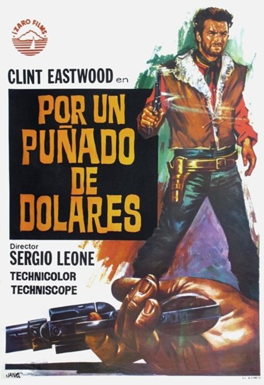 Cartel de Por un puñado de dólares - España