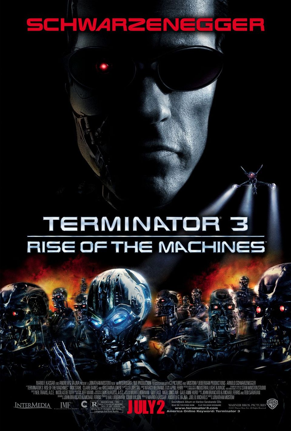 Cartel de Terminator 3: La rebelión de las máquinas - Estados Unidos