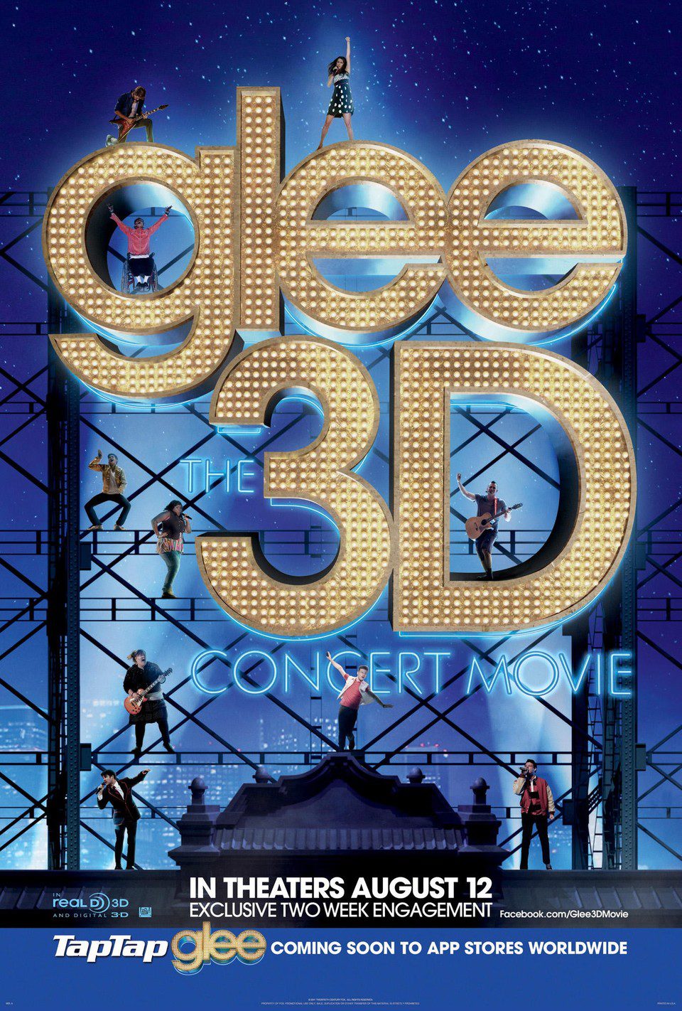 Cartel de Glee en concierto - Estados Unidos
