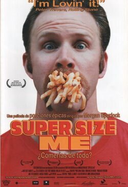 Cartel de Super Size Me