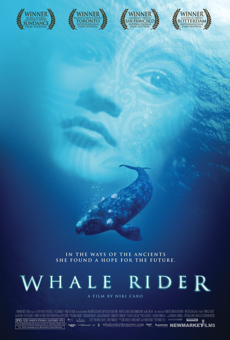 Cartel de Whale Rider - EEUU