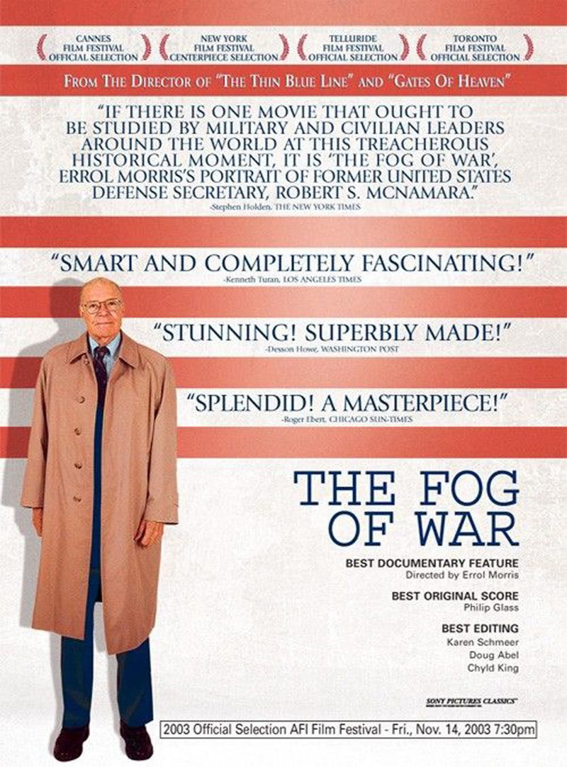 Cartel de The Fog of War: Eleven Lessons from the Life of Robert S. McNamara - Estados Unidos