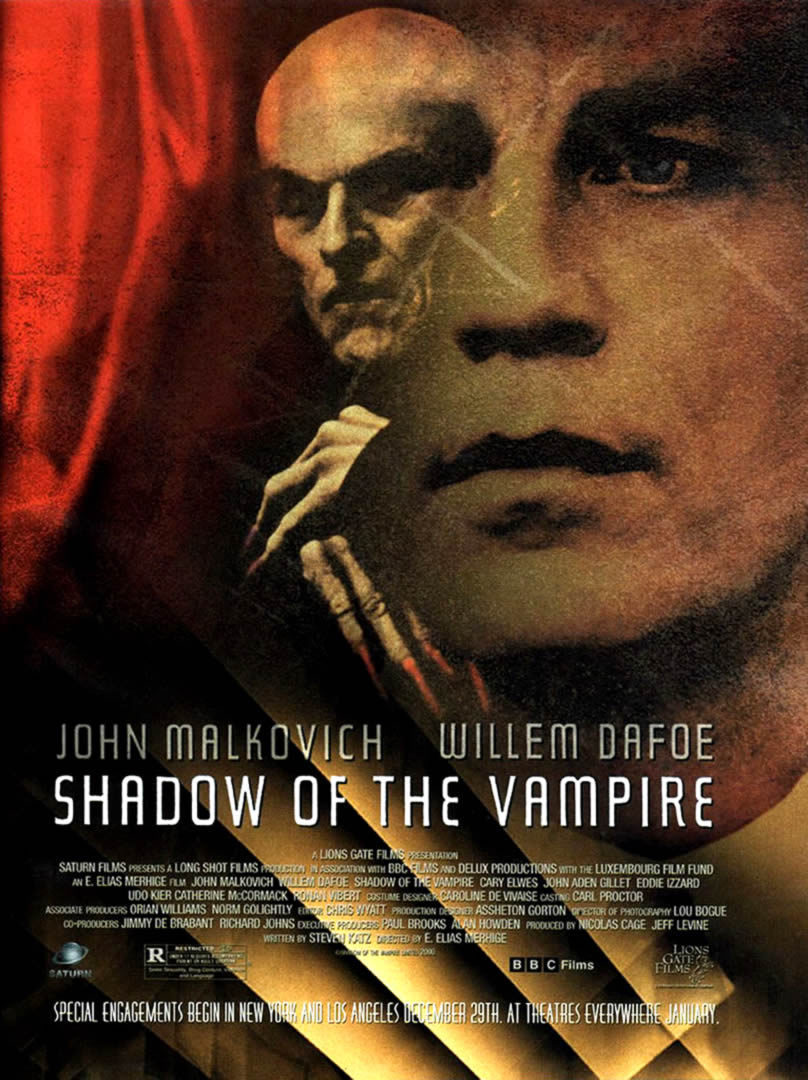 Cartel de La sombra del vampiro - EEUU