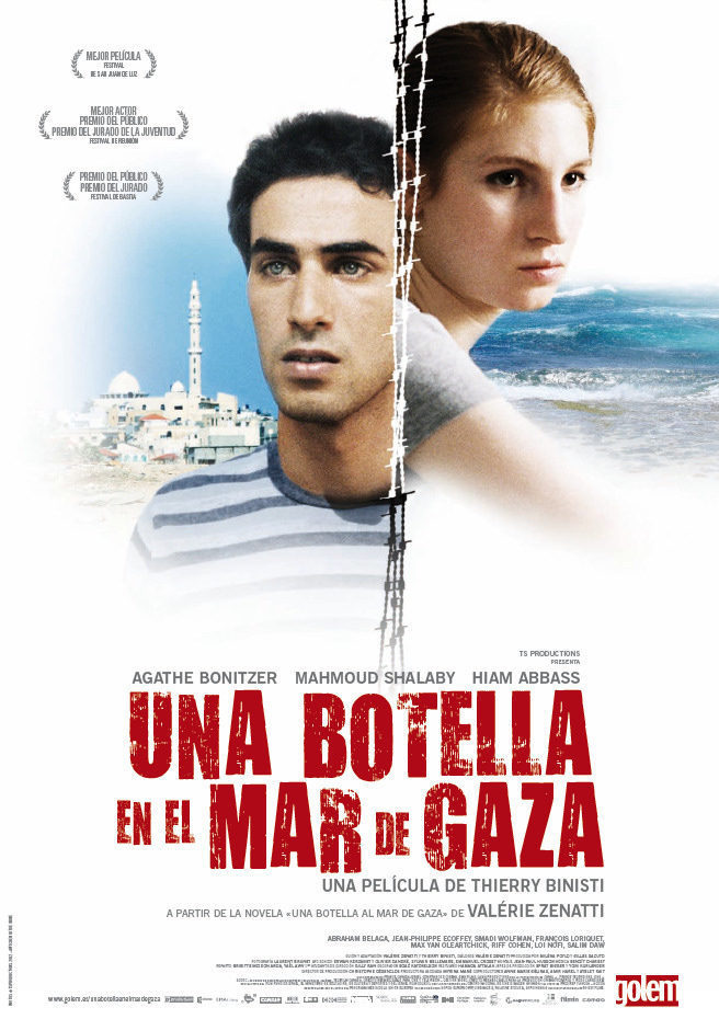 Cartel de Una botella en el mar de Gaza - España