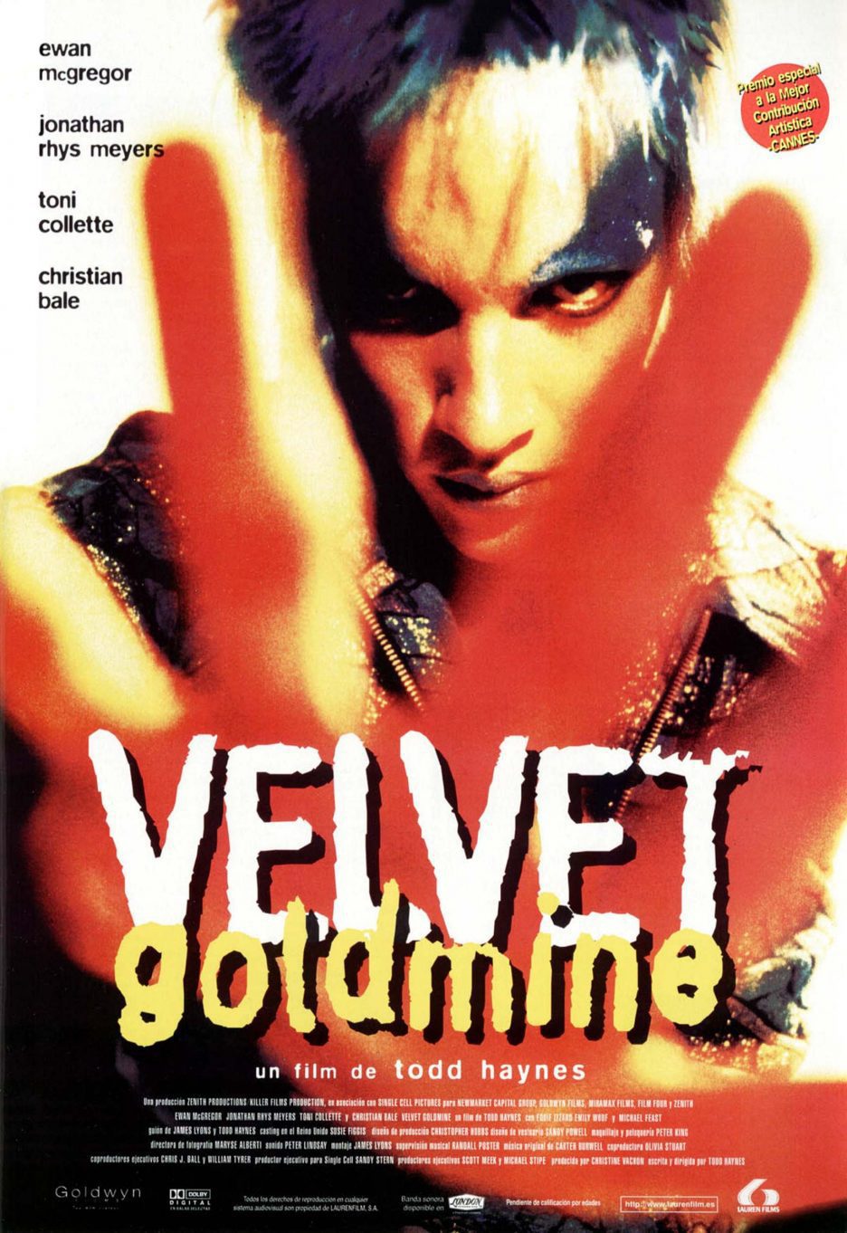 Cartel de Velvet Goldmine - España