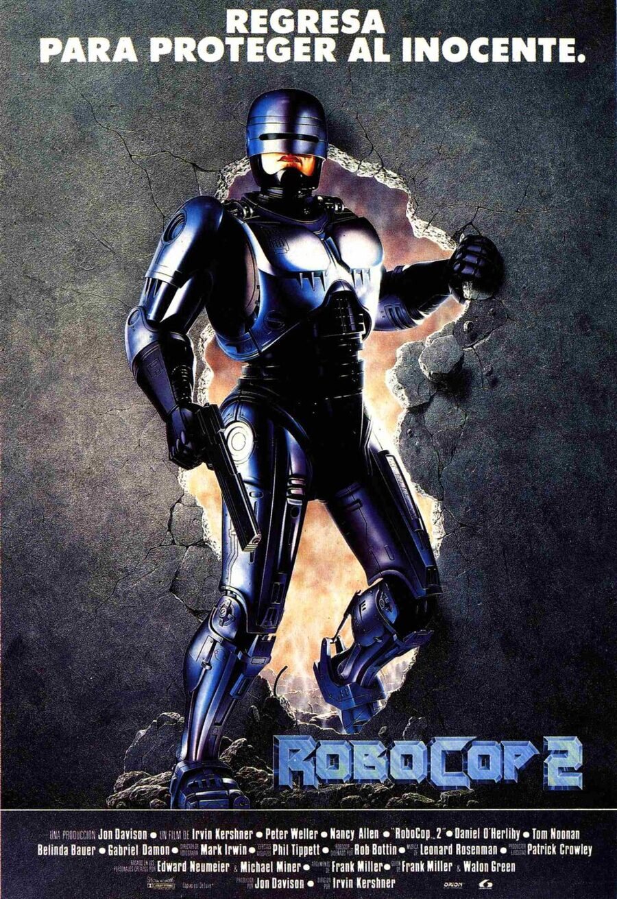 Cartel de Robocop 2 - Estados Unidos